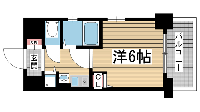 エステムコート神戸県庁前Ⅱ 803|神戸市中央区下山手通(JR東海道本線(近畿)元町駅)のマンション間取 エステムコート神戸県庁前Ⅱ 803|神戸市中央区下山手通(JR東海道本線(近畿)元町駅)のマンション間取