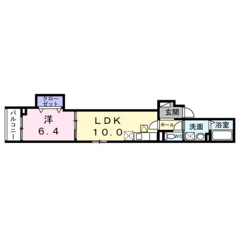 エラン パティオ 102|尼崎市西難波町(阪神本線出屋敷駅)のアパート間取 エラン パティオ 102|尼崎市西難波町(阪神本線出屋敷駅)のアパート間取