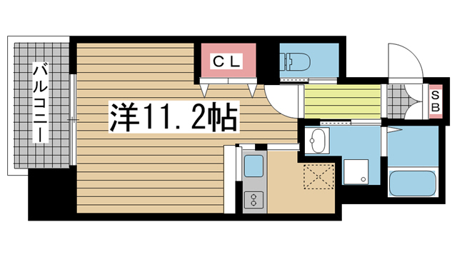 プライムレジデンス神戸県庁前 604|神戸市中央区花隈町(神戸市営地下鉄線県庁前駅)のマンション間取 プライムレジデンス神戸県庁前 604|神戸市中央区花隈町(神戸市営地下鉄線県庁前駅)のマンション間取