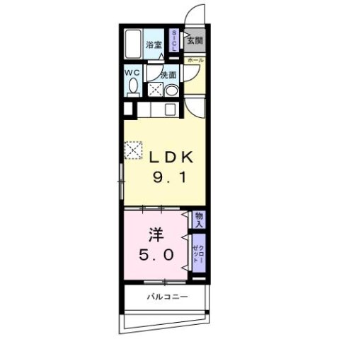 ヒカルサ尼崎栗山町 204|尼崎市栗山町(阪急神戸線塚口駅)のアパート間取 ヒカルサ尼崎栗山町 204|尼崎市栗山町(阪急神戸線塚口駅)のアパート間取