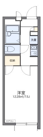 レオパレス近松Ⅱ 101|尼崎市上坂部(JR福知山線塚口駅)のアパート間取 レオパレス近松Ⅱ 101|尼崎市上坂部(JR福知山線塚口駅)のアパート間取