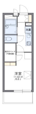 レオパレスリバーウエスト B 304|尼崎市常光寺(阪神本線杭瀬駅)のマンション間取 レオパレスリバーウエスト B 304|尼崎市常光寺(阪神本線杭瀬駅)のマンション間取