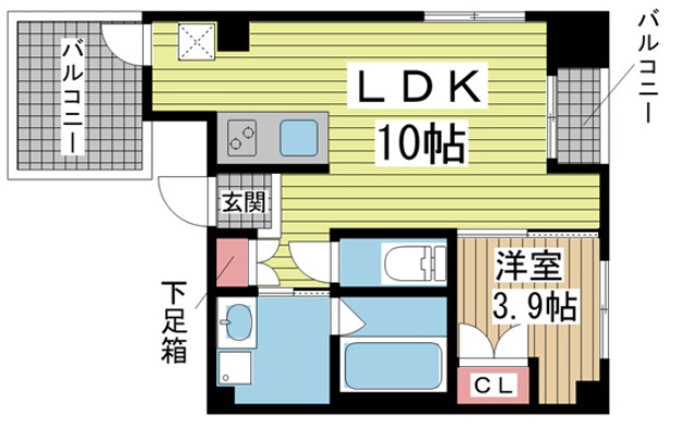 SDグランツ神戸西元町 501|神戸市中央区北長狭通(神戸高速線花隈駅)のマンション間取 SDグランツ神戸西元町 501|神戸市中央区北長狭通(神戸高速線花隈駅)のマンション間取