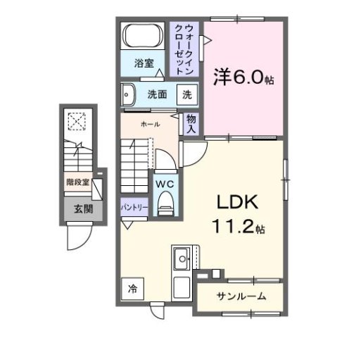 長畑町アパート 203|神戸市西区長畑町(JR山陽本線明石駅)のアパート間取 長畑町アパート 203|神戸市西区長畑町(JR山陽本線明石駅)のアパート間取