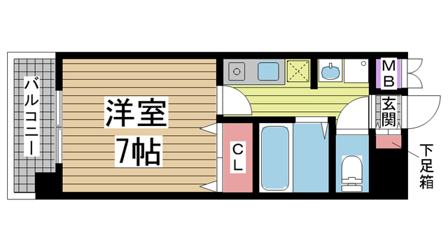 サンコーセレブコート 801|神戸市灘区友田町(JR東海道本線(近畿)六甲道駅)のマンション間取 サンコーセレブコート 801|神戸市灘区友田町(JR東海道本線(近畿)六甲道駅)のマンション間取