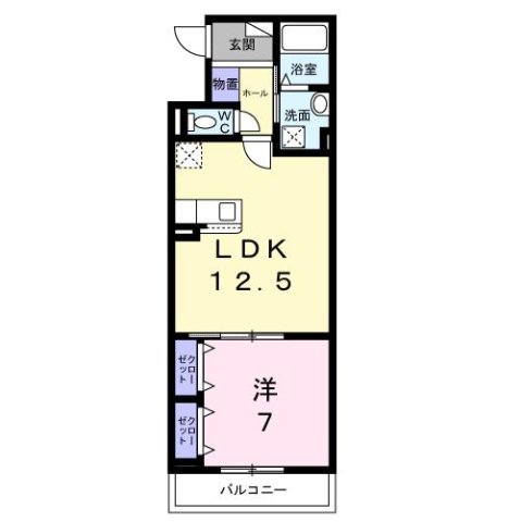 ヒカルサ尼崎神崎町 301|尼崎市神崎町(阪急神戸線園田駅)のアパート間取 ヒカルサ尼崎神崎町 301|尼崎市神崎町(阪急神戸線園田駅)のアパート間取