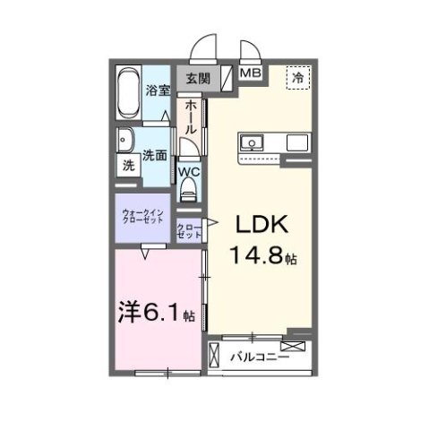 リヴァーサイド ヴィラ 303|尼崎市常松(阪急今津線甲東園駅)のアパート間取 リヴァーサイド ヴィラ 303|尼崎市常松(阪急今津線甲東園駅)のアパート間取