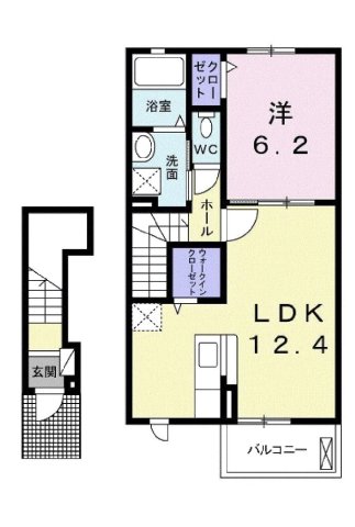 アルビコッコ 202|西宮市満池谷町(阪急神戸線夙川駅)のアパート間取 アルビコッコ 202|西宮市満池谷町(阪急神戸線夙川駅)のアパート間取