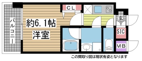 レオンコンフォート神戸ハーバーウエスト 804|神戸市兵庫区本町(JR東海道本線(近畿)神戸駅)のマンション間取 レオンコンフォート神戸ハーバーウエスト 804|神戸市兵庫区本町(JR東海道本線(近畿)神戸駅)のマンション間取