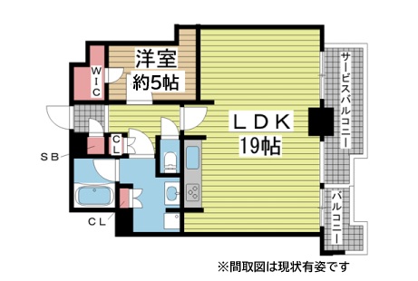 ジークレフ新神戸タワー 1603|神戸市中央区熊内町(神戸市営地下鉄線新神戸駅)のマンション間取 ジークレフ新神戸タワー 1603|神戸市中央区熊内町(神戸市営地下鉄線新神戸駅)のマンション間取