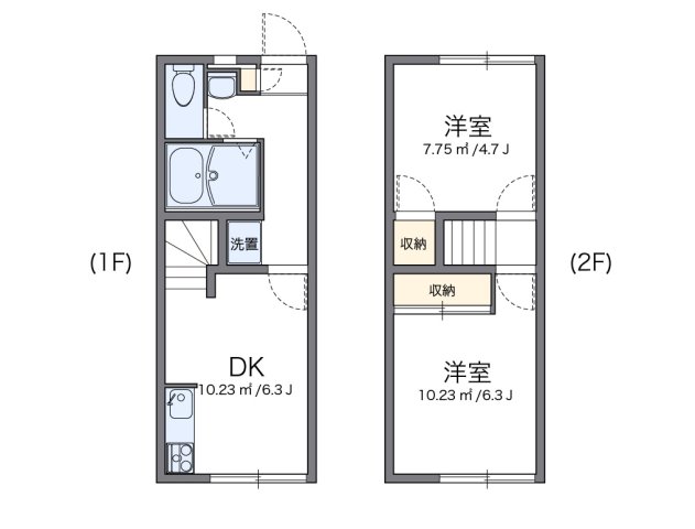 レオパレス広田 115|西宮市中屋町(阪急神戸線西宮北口駅)のアパート間取 レオパレス広田 115|西宮市中屋町(阪急神戸線西宮北口駅)のアパート間取