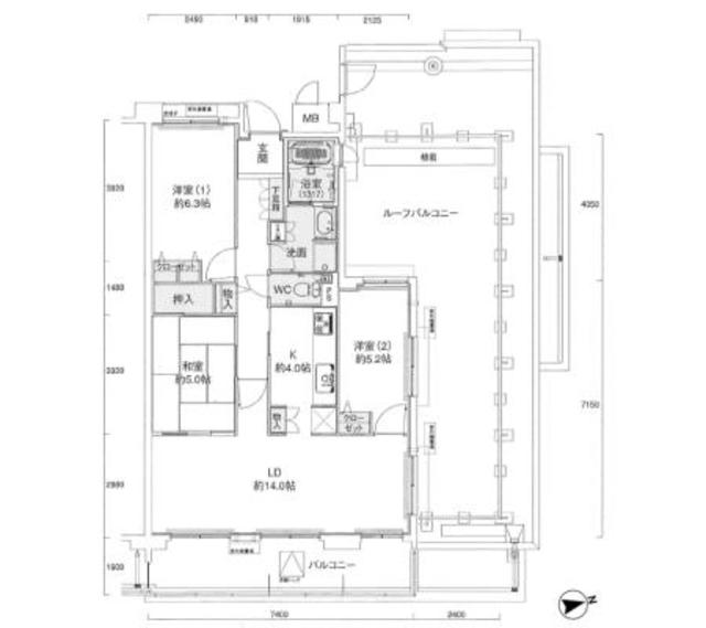 甲子園三番町ハイツ 515|西宮市甲子園三番町(阪神本線甲子園駅)のマンション間取 甲子園三番町ハイツ 515|西宮市甲子園三番町(阪神本線甲子園駅)のマンション間取