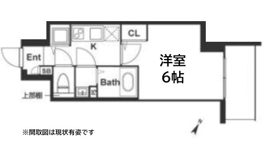 エスリード神戸三宮 609|神戸市中央区磯上通(JR東海道本線(近畿)三ノ宮駅)のマンション間取 エスリード神戸三宮 609|神戸市中央区磯上通(JR東海道本線(近畿)三ノ宮駅)のマンション間取