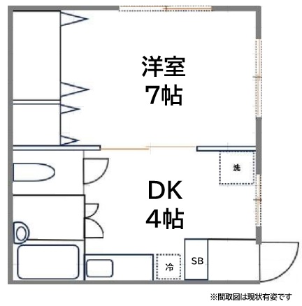 セジュール北町 202|神戸市灘区大石北町(阪神本線大石駅)のアパート間取 セジュール北町 202|神戸市灘区大石北町(阪神本線大石駅)のアパート間取