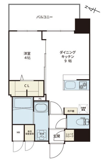NEコート甲南町 401|神戸市東灘区甲南町(JR東海道本線(近畿)摂津本山駅)のマンション間取 NEコート甲南町 401|神戸市東灘区甲南町(JR東海道本線(近畿)摂津本山駅)のマンション間取
