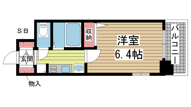 エステムプラザ神戸水木通グランクロス 204|神戸市兵庫区水木通(JR東海道本線(近畿)神戸駅)のマンション間取 エステムプラザ神戸水木通グランクロス 204|神戸市兵庫区水木通(JR東海道本線(近畿)神戸駅)のマンション間取