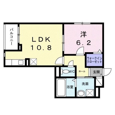 ルーチェ 303|西宮市上ケ原四番町(阪急今津線門戸厄神駅)のアパート間取 ルーチェ 303|西宮市上ケ原四番町(阪急今津線門戸厄神駅)のアパート間取