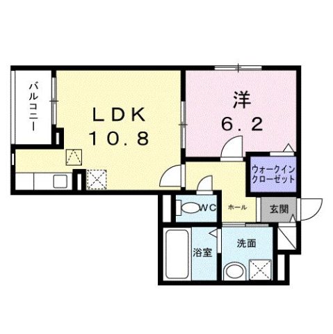 ルーチェ 103|西宮市上ケ原四番町(阪急今津線門戸厄神駅)のアパート間取 ルーチェ 103|西宮市上ケ原四番町(阪急今津線門戸厄神駅)のアパート間取