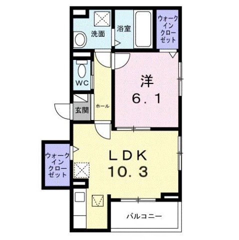 ルーチェ 101|西宮市上ケ原四番町(阪急今津線門戸厄神駅)のアパート間取 ルーチェ 101|西宮市上ケ原四番町(阪急今津線門戸厄神駅)のアパート間取