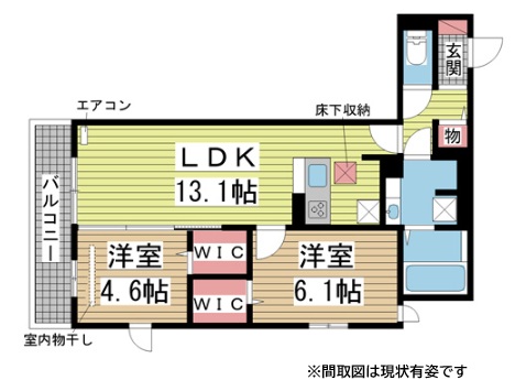オルテンシア魚崎中町 101|神戸市東灘区魚崎中町(JR東海道本線(近畿)住吉駅)のアパート間取 オルテンシア魚崎中町 101|神戸市東灘区魚崎中町(JR東海道本線(近畿)住吉駅)のアパート間取