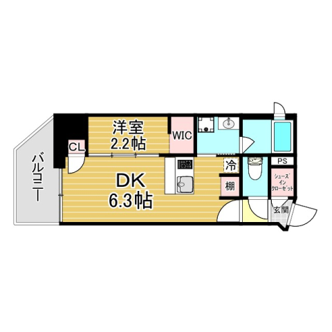 ネクストステージ神戸元町 202|神戸市中央区元町通(JR東海道本線(近畿)元町駅)のマンション間取 ネクストステージ神戸元町 202|神戸市中央区元町通(JR東海道本線(近畿)元町駅)のマンション間取