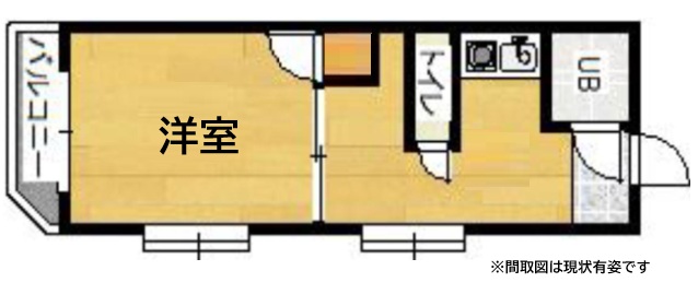 ハイライフ兵庫 501|神戸市兵庫区羽坂通(JR山陽本線兵庫駅)のマンション間取 ハイライフ兵庫 501|神戸市兵庫区羽坂通(JR山陽本線兵庫駅)のマンション間取