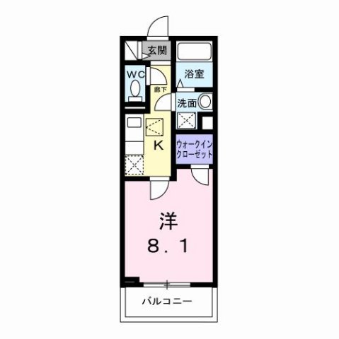 王塚台7丁目アパート 103|神戸市西区王塚台(JR山陽本線明石駅)のアパート間取 王塚台7丁目アパート 103|神戸市西区王塚台(JR山陽本線明石駅)のアパート間取