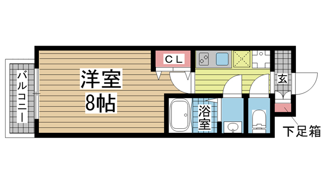 リヴィアス神戸SOLEIL 304|神戸市兵庫区西出町(JR東海道本線(近畿)神戸駅)のマンション間取 リヴィアス神戸SOLEIL 304|神戸市兵庫区西出町(JR東海道本線(近畿)神戸駅)のマンション間取
