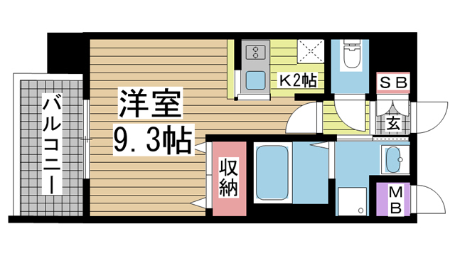 プライムレジデンス神戸県庁前 301|神戸市中央区花隈町(JR東海道本線(近畿)元町駅)のマンション間取 プライムレジデンス神戸県庁前 301|神戸市中央区花隈町(JR東海道本線(近畿)元町駅)のマンション間取
