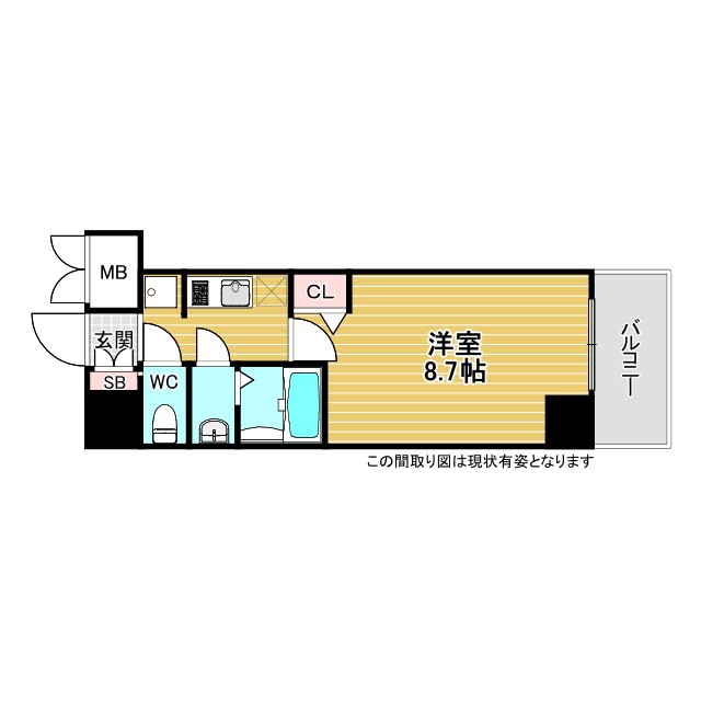 アドバンス神戸マリスⅠ 201|神戸市長田区神楽町(JR山陽本線新長田駅)のマンション間取 アドバンス神戸マリスⅠ 201|神戸市長田区神楽町(JR山陽本線新長田駅)のマンション間取