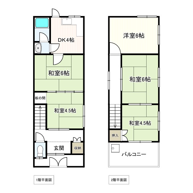 東二見戸建 |明石市二見町東二見(山陽電鉄線東二見駅)の貸家間取 東二見戸建 |明石市二見町東二見(山陽電鉄線東二見駅)の貸家間取