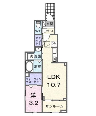 ルミエール 鈴蘭台 103|神戸市北区鈴蘭台西町(神戸電鉄粟生線鈴蘭台西口駅)のアパート間取 ルミエール 鈴蘭台 103|神戸市北区鈴蘭台西町(神戸電鉄粟生線鈴蘭台西口駅)のアパート間取