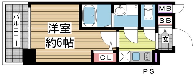 エスリード神戸兵庫駅アクアヴィラ 515|神戸市兵庫区駅南通(JR山陽本線兵庫駅)のマンション間取 エスリード神戸兵庫駅アクアヴィラ 515|神戸市兵庫区駅南通(JR山陽本線兵庫駅)のマンション間取