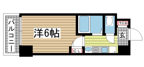 エステムコート神戸ハーバーランド前 504|神戸市中央区古湊通(JR東海道本線(近畿)神戸駅)のマンション間取 エステムコート神戸ハーバーランド前 504|神戸市中央区古湊通(JR東海道本線(近畿)神戸駅)のマンション間取