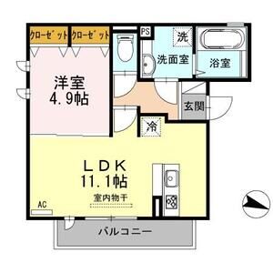 フレアコート 301|神戸市北区谷上東町(神戸地下鉄北神線谷上駅)のアパート間取 フレアコート 301|神戸市北区谷上東町(神戸地下鉄北神線谷上駅)のアパート間取