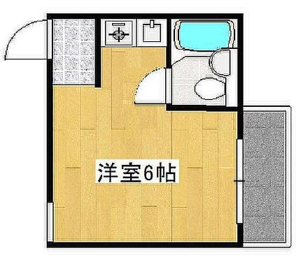 メゾン六甲 402|神戸市灘区篠原中町(阪急神戸線六甲駅)のマンション間取 メゾン六甲 402|神戸市灘区篠原中町(阪急神戸線六甲駅)のマンション間取