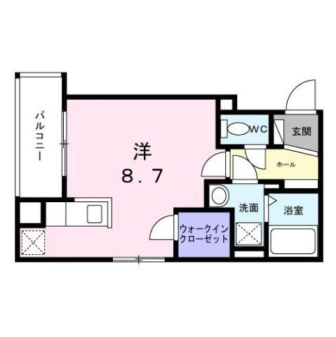 ヒカルサ明石南王子 302|明石市南王子町(山陽電鉄線西新町駅)のアパート間取 ヒカルサ明石南王子 302|明石市南王子町(山陽電鉄線西新町駅)のアパート間取