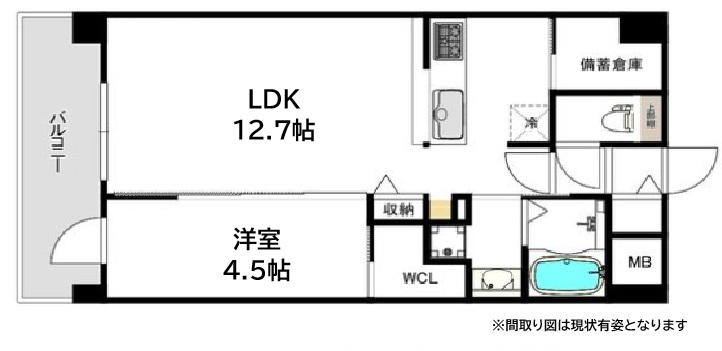 THE SENSE RESIDENCE 甲南山手 602|神戸市東灘区森南町(JR東海道本線(近畿)甲南山手駅)のマンション間取 THE SENSE RESIDENCE 甲南山手 602|神戸市東灘区森南町(JR東海道本線(近畿)甲南山手駅)のマンション間取