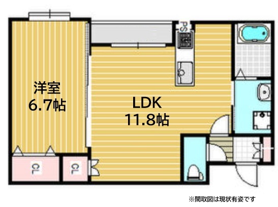 Villa Chaton 高丸(ネコと私の家) 102|神戸市垂水区大町(JR山陽本線垂水駅)のアパート間取 Villa Chaton 高丸(ネコと私の家) 102|神戸市垂水区大町(JR山陽本線垂水駅)のアパート間取