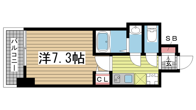 セオリー神戸クレール 15F|神戸市中央区日暮通(阪急神戸線春日野道駅)のマンション間取 セオリー神戸クレール 15F|神戸市中央区日暮通(阪急神戸線春日野道駅)のマンション間取