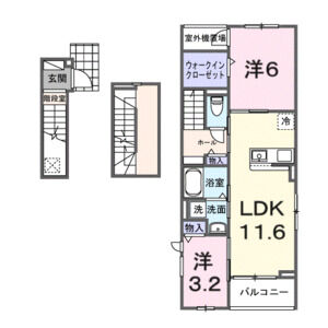 ルミエール 鈴蘭台 303|神戸市北区鈴蘭台西町(神戸電鉄粟生線鈴蘭台西口駅)のアパート間取 ルミエール 鈴蘭台 303|神戸市北区鈴蘭台西町(神戸電鉄粟生線鈴蘭台西口駅)のアパート間取