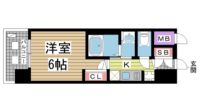 エステムコート神戸大倉山公園 603|神戸市中央区下山手通(神戸市営地下鉄線大倉山駅)のマンション間取 エステムコート神戸大倉山公園 603|神戸市中央区下山手通(神戸市営地下鉄線大倉山駅)のマンション間取