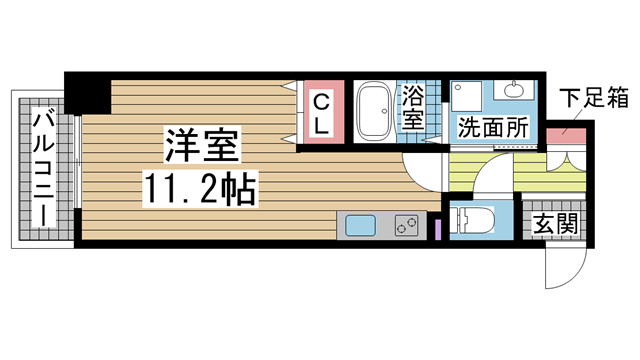 SDグランツ新神戸 302|神戸市中央区布引町(神戸市営地下鉄線新神戸駅)のマンション間取 SDグランツ新神戸 302|神戸市中央区布引町(神戸市営地下鉄線新神戸駅)のマンション間取