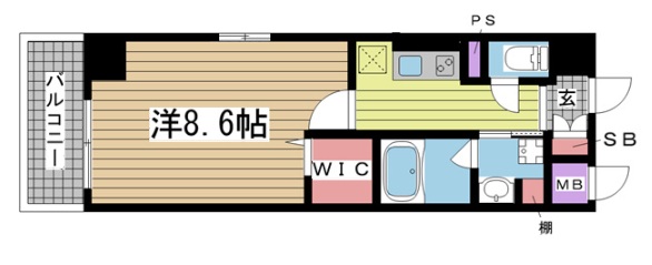 サイドヴァレー北野坂 503|神戸市中央区加納町(JR東海道本線(近畿)三ノ宮駅)のマンション間取 サイドヴァレー北野坂 503|神戸市中央区加納町(JR東海道本線(近畿)三ノ宮駅)のマンション間取