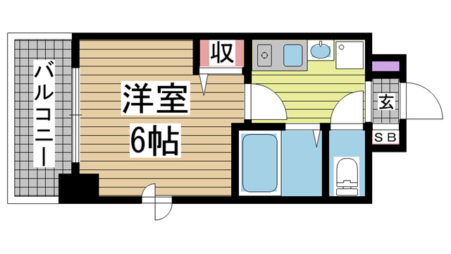 エステムコート神戸元町通 603|神戸市中央区元町通(JR東海道本線(近畿)神戸駅)のマンション間取 エステムコート神戸元町通 603|神戸市中央区元町通(JR東海道本線(近畿)神戸駅)のマンション間取