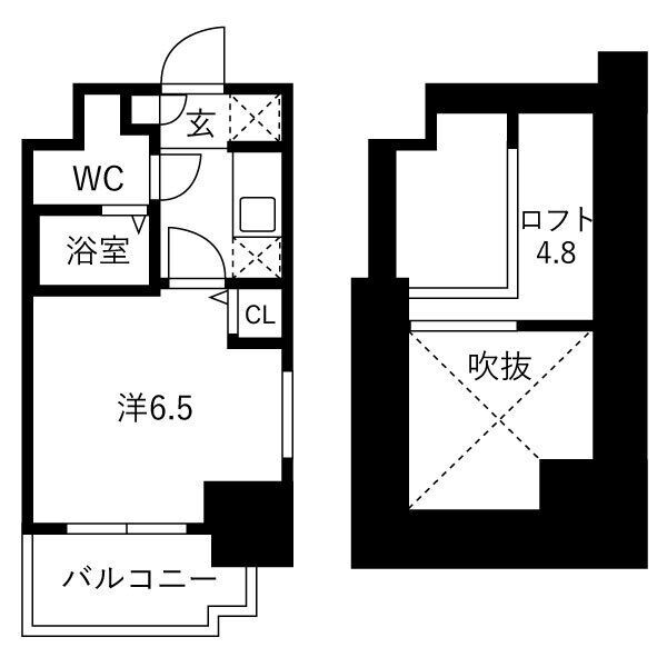 エステムコート神戸・県庁前IVグランディオ 406|神戸市中央区下山手通(神戸高速線花隈駅)のマンション間取 エステムコート神戸・県庁前IVグランディオ 406|神戸市中央区下山手通(神戸高速線花隈駅)のマンション間取