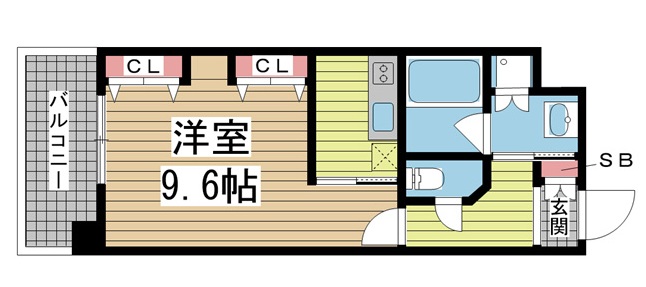 KAISEI新神戸第2 207|神戸市中央区布引町(山陽新幹線新神戸駅)のマンション間取 KAISEI新神戸第2 207|神戸市中央区布引町(山陽新幹線新神戸駅)のマンション間取