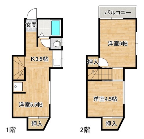 クローバーⅡ 101|神戸市長田区長尾町(山陽電鉄線板宿駅)のアパート間取 クローバーⅡ 101|神戸市長田区長尾町(山陽電鉄線板宿駅)のアパート間取