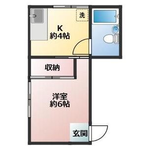 加野ハイツ 202|神戸市中央区割塚通(阪急神戸線春日野道駅)のマンション間取 加野ハイツ 202|神戸市中央区割塚通(阪急神戸線春日野道駅)のマンション間取