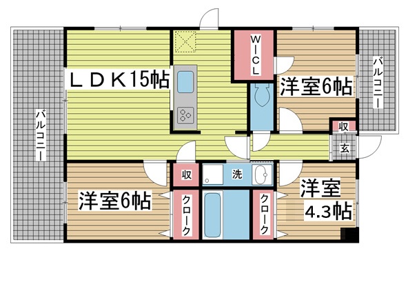 M’sレジデンス神戸 501|神戸市兵庫区中道通(JR東海道本線(近畿)神戸駅)のマンション間取 M’sレジデンス神戸 501|神戸市兵庫区中道通(JR東海道本線(近畿)神戸駅)のマンション間取